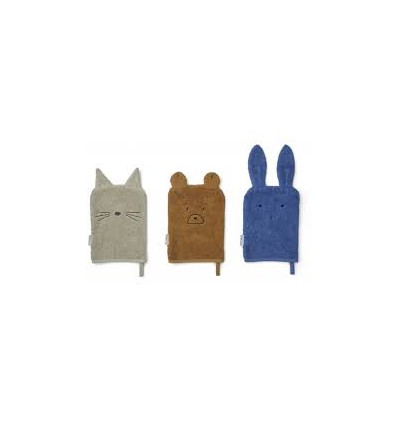 SYLVESTER WASHCLOTH SURF BLUE 21