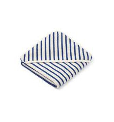 LOUIE HOODED TOWEL STRIPE BLUE/CR ME 21