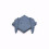 HANNAH MUSLIN CLOTH 2P RABBIT BLUE 21
