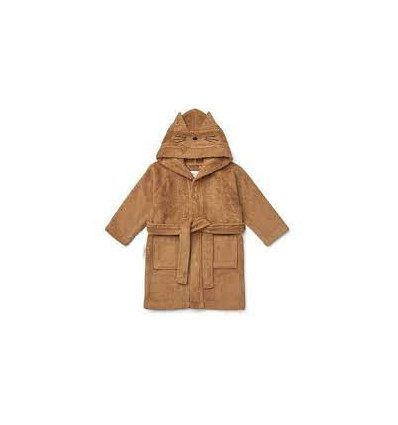 LILY BATHROBE CAT/ALMOND 1-2Y 21