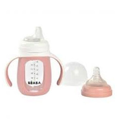 2IN1 ZUIGFLES 210ML GLAS+HS OUDROZE 243