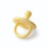 SILICONE PACIFIER 2P PALE BANANA 22