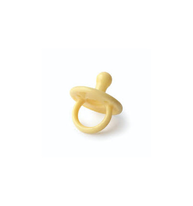 SILICONE PACIFIER 2P PALE BANANA 22