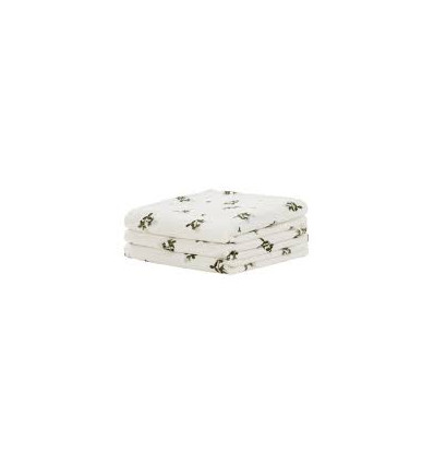 SPUUGDOEKJE 3P BLOOMING CLOVER WIT 22