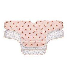 L SLV BIB 2P LIT FOREST RABBIT 6-24M 251