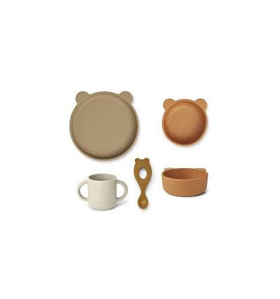 VIVI SILICONE SET MR BEAR/OAT 21