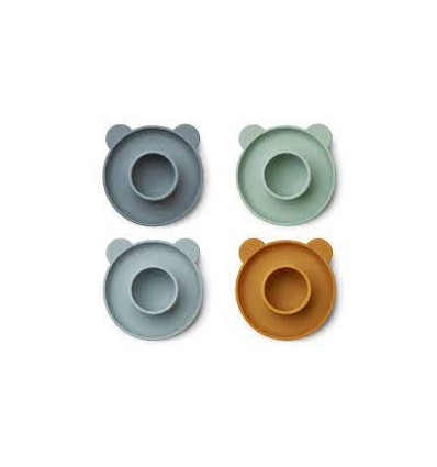 JANUS EGG CUP 4P MR BEAR BLUE 21