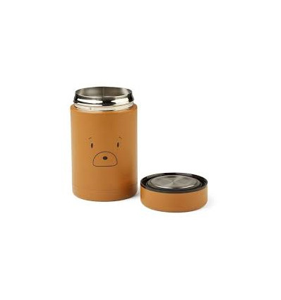 BERNARD FOOD JAR BEAR GOLDEN CARAMEL 21