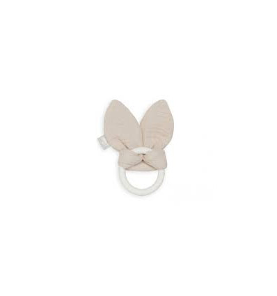 BIJTRING SIL BUNNY EARS NOUGAT 22