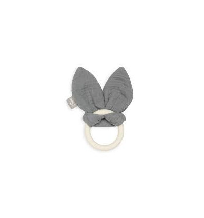 BIJTRING SIL BUNNY EARS STORM GREY 22