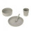 DISH SET PP/CELLUL UNI WARM GREY 23