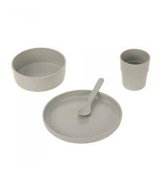 DISH SET PP/CELLUL UNI WARM GREY 23