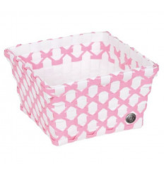 ALBI SQUARE SIZE S WHITE WITH BLOSSOM