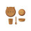 BRODY JUNIOR SET CAT GOLDEN CARAMEL 21