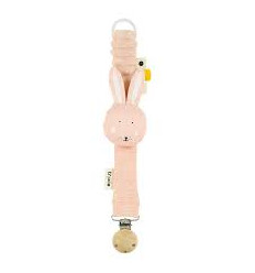 PACIFIER CLIP MRS. RABBIT 232