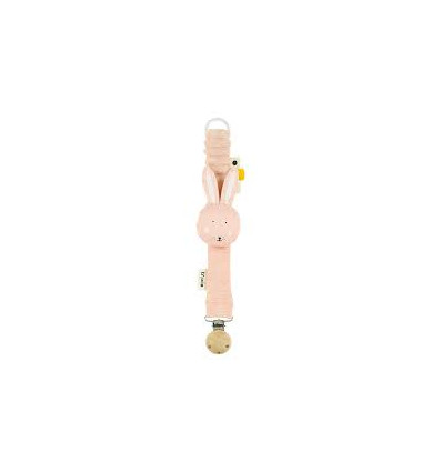 PACIFIER CLIP MRS. RABBIT 232