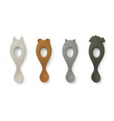 LIVA SILICONE SPOON 4-PACK HUNTER 202