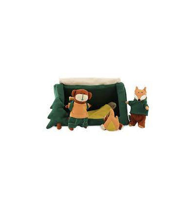 PUPPET WORLD L CAMPING BROWN 232
