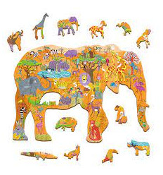 LUDATTICA WOODY PUZZLE SAVANNE 3+ 21