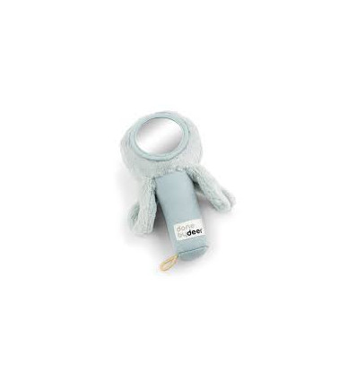 SENSORY RATTLE MIRROR JELLY BLUE 25