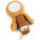 SENSORY RATTLE MIRROR JELLY MUSTARD 241
