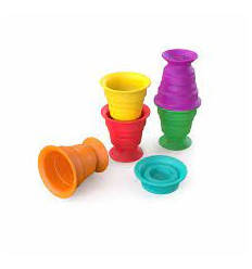 STACK&SQUISH CUPS-SENSORY STACK TOY 231