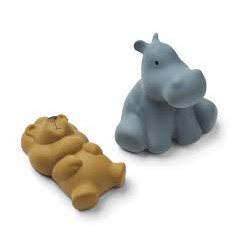 VIKKY BATH TOYS 2P SAFARI/WHALE BLUE 21