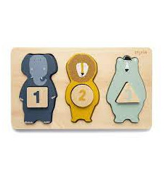 WOODEN COUNTING PUZZLE 25