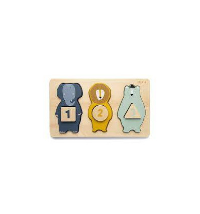 WOODEN COUNTING PUZZLE 25