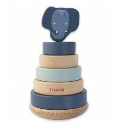 WOODEN STACKING TOY MRS. ELEPHANT 25
