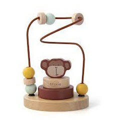 WOODEN BEADS MAZE MR. MONKEY 25