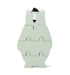 WOODEN BODY PUZZLE MR. POLAR BEAR 232