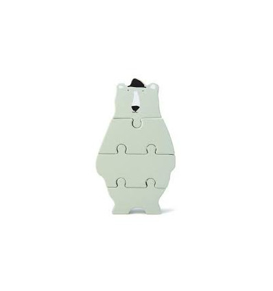WOODEN BODY PUZZLE MR. POLAR BEAR 232