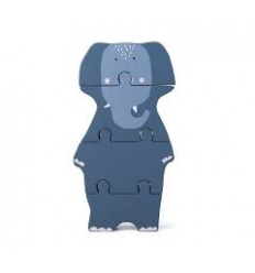 WOODEN BODY PUZZLE MRS. ELEPHANT 232