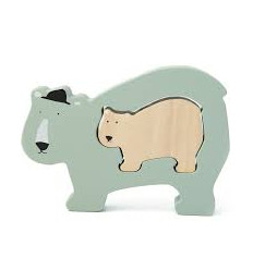 WOODEN BABY PUZZLE MR. POLAR BEAR 232