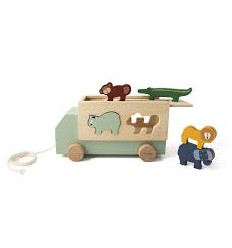 WOODEN ANIMAL TRUCK 25