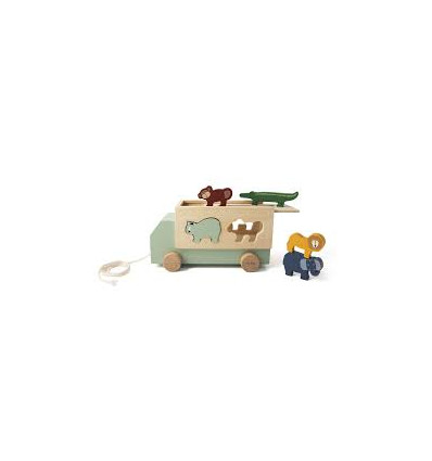 WOODEN ANIMAL TRUCK 25
