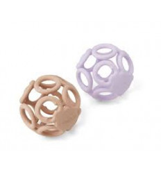 JASMIN TEETHER BALL 2P LAVENDER ROSE 21