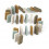 DODO DOMINO KHAKI MULTI MIX 21