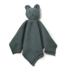 MILO KNIT CUDDLE CLOTH BEAR WHALE BLU 21