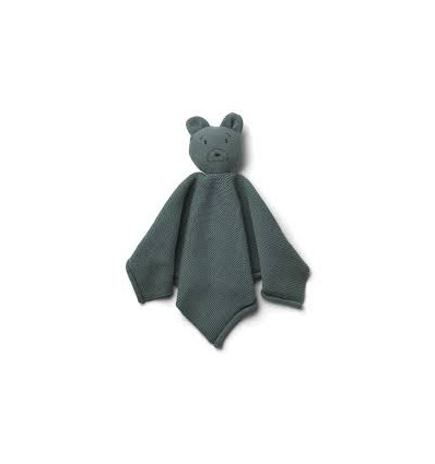 MILO KNIT CUDDLE CLOTH BEAR WHALE BLU 21