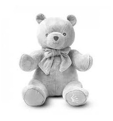 TEDDY BEAR ZO ENDLESS GREY 40CM 24
