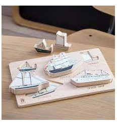 WOODEN CHUNKY PUZZLE SEVEN SEAS 1+ 21