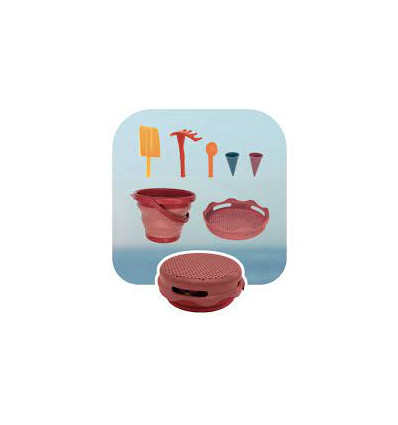 7 IN 1 SAND TOYS RED 22
