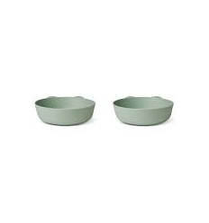 SOLINA BOWL 2-PACK RABBIT DUSTY MINT 22