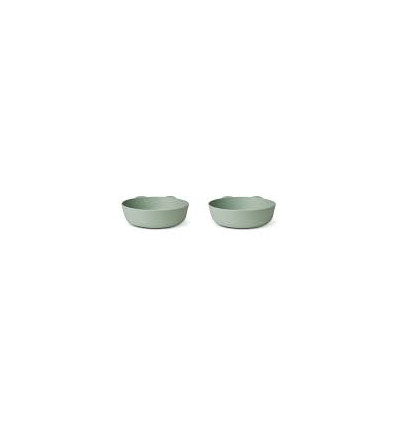 SOLINA BOWL 2-PACK RABBIT DUSTY MINT 22