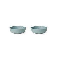 SOLINA BOWL 2-PACK RABBIT SEA BLUE 22