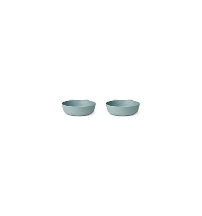 SOLINA BOWL 2-PACK RABBIT SEA BLUE 22