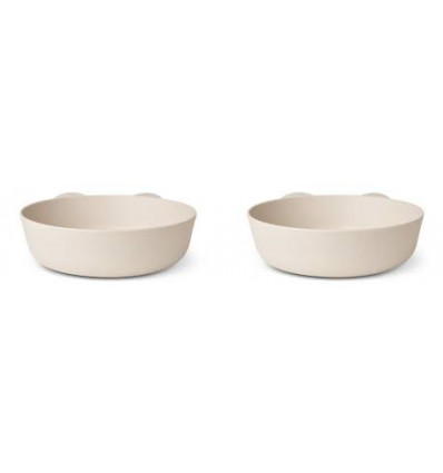 SOLINA BOWL 2-PACK RABBIT SANDY 22