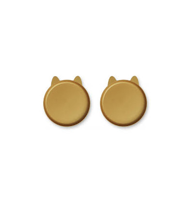 MAE PLATE 2P RABBIT/GOLDEN CARAMEL 22